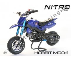 Minimotard Hobbit Nitro modrá