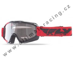 Motocrosové brýle Fly Racing RS černo červená