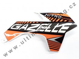 Plast minicross Gazelle pravý boční