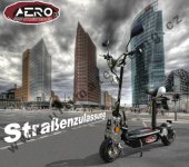 Elektrick� motorov� kolob�ka AERO 800W �ern�