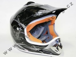 Moto helma Cross Nitro Racing černá M
