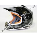 Moto helma Cross Nitro Racing černá L