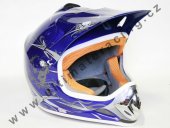 Moto helma Cross NEX Racing modr�