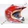 Moto helma Cross Nitro Racing červená L