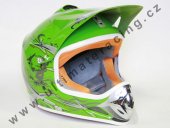 Moto helma Cross NEX Racing zelen�