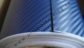 3D karbonov� folie Carbon Sticker 152x180cm modr�
